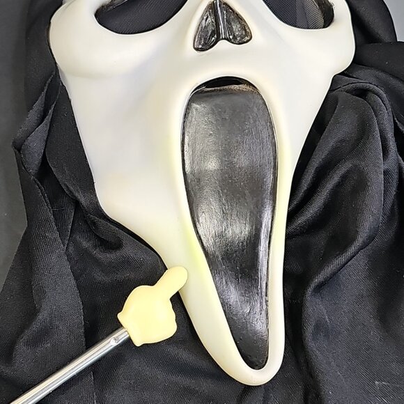 Scream Mask Vintage Easter Unlimited Fun World S9206 Glow In Dark Ghost Face - Picture 10 of 14
